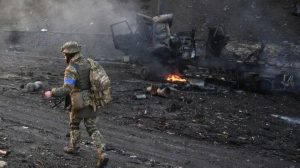 Wilayah Udara Ukraina Terlihat Kosong Pasca Serangan Rusia