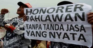Sejumlah Guru Honorer Madrasah KBB Tuntut SK Inpassing GBPNS