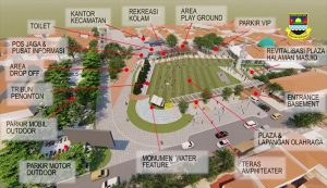Konsep Little Madinah Revitalisasi Alun Alun Cililin