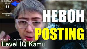 Posting IQ Manusia = IQ Gorila, ini penjelasannya …