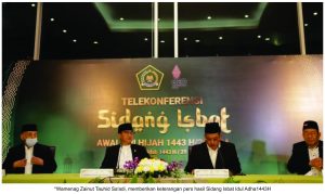 Pemerintah Tetapkan Idhul Adha 1443 H, pada 10 Juli 2022
