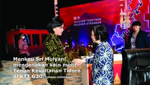 Pesona Tenun Warisan Kesultanan Tidore di KTT G20