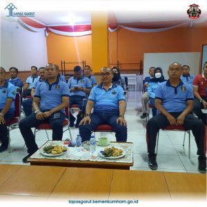 Semarak HBP ke-59, Lapas Garut Ikuti Pembukaan Pekan Olahraga Pemasyarakatan