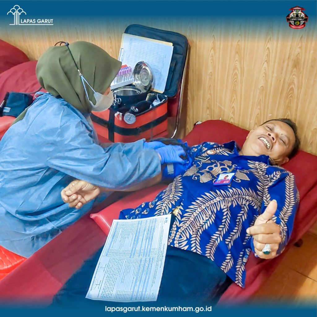 Setetes Darah Kita Selamatkan Nyawa Sesama, Lapas Garut Gelar Aksi Donor Darah