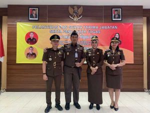Kasi Pidum dan Kasi Datun Kejari Kota Cimahi Dilantik
