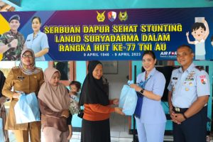 Lanud Suryadarma Beri Penyuluhan Cegah Stunting