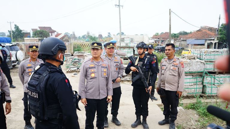 Proyek Kereta Cepat Jakarta Bandung Diujicobakan, Polresta Bandung Kerahkan Pasukan