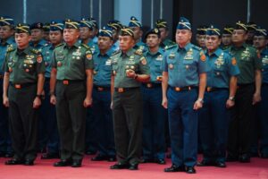59 Pati TNI Resmi Menyandang Pangkat Baru