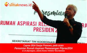 GANJAR RESMIKAN RUMAH ASPIRASI PEMENANGAN 2024