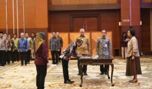 Menteri Keuangan Lantik Sejumlah Pejabat di Lingkungan Kementerian Keuangan