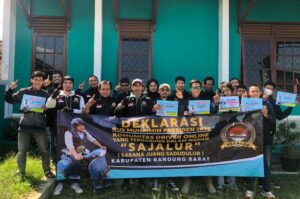 Komunitas Ojol Sajalur KBB Deklarasi Dukung Gus Muhaimin Jadi Presiden di 2024