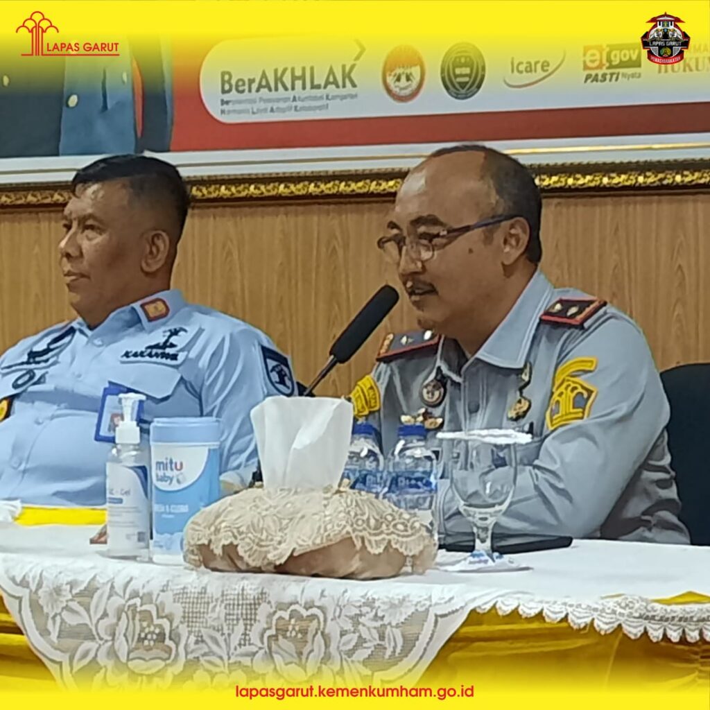 Kakanwil Kemenkumham Jabar Berikan Penguatan Tusi di Lapas Garut