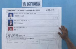 Ooy Menangkan Pilkades PAW Desa Tomo
