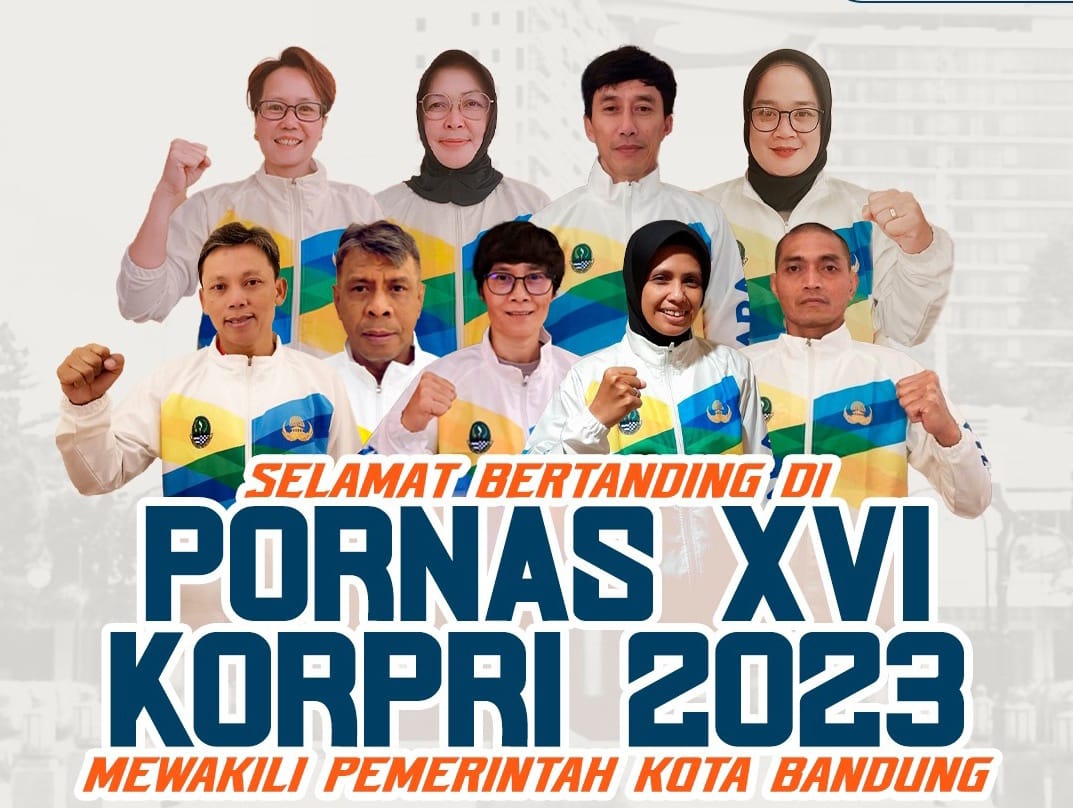 18 Atlet dan Pelatih ASN Kota Bandung Berlaga di Pornas XVI Korpri