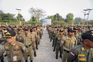 Amankan Pemilu 2024, 2.200 Satlinmas Pemkot Bandung Dikukuhkan