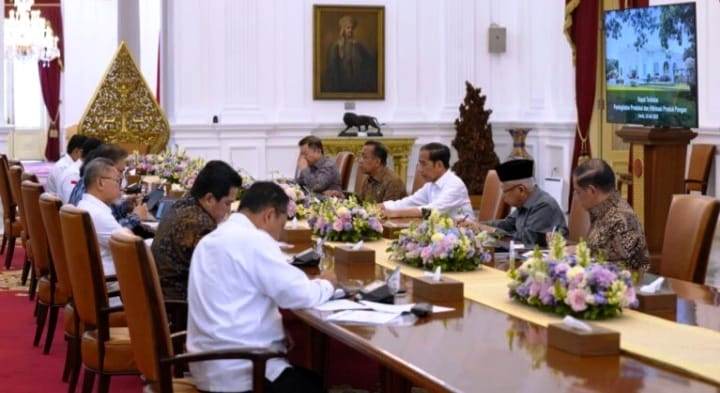 Presiden Jokowi Gelar Ratas Terkait Peningkatan Produksi dan Hilirisasi Produk Pangan