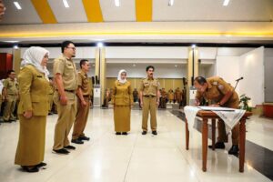 Sejumlah Pejabat Eselon III dan IV Pemkot Cimahi Dilantik