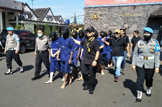 19 Tersangka Pengedar Narkoba Diamankan Satnarkoba Polres Cimahi