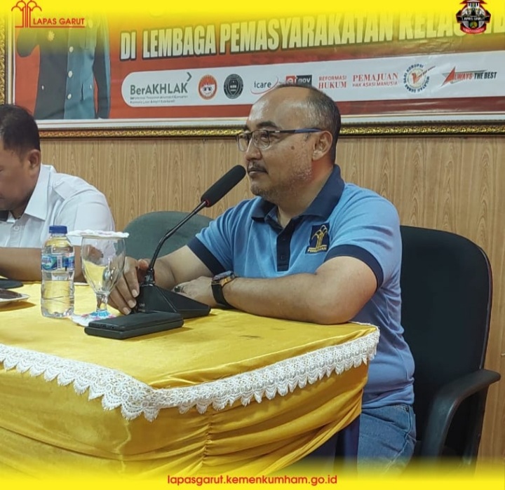 Inspektur Wilayah II Kemenkumham Beri Penguatan Tusi di Lapas Garut