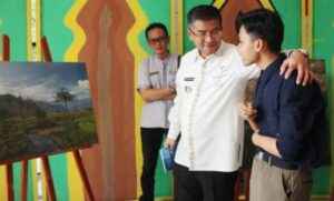Lukisan Peserta Creative School Project Dibeli Wabup Sumedang
