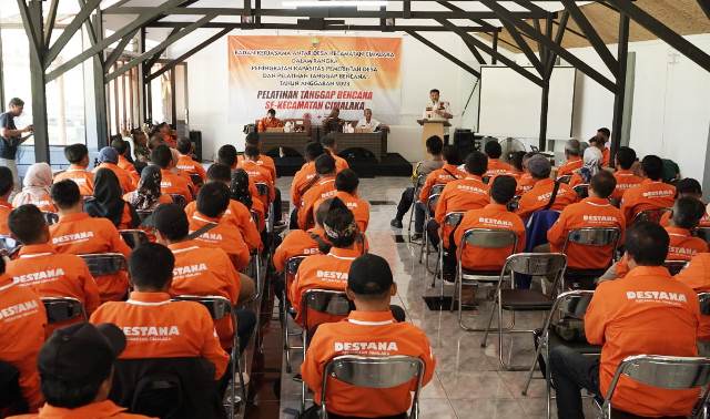 BKAD Cimalaka Sumedang Gelar Pelatihan Tanggap Bencana