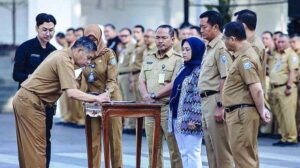 Tandatangani Pakta Integritas ASN Pemkot Bandung Menyatakan Netral dalam Pemilu 2024