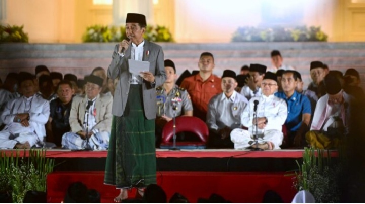 Presiden Jokowi Ajak Masyarakat Syukuri Situasi Bangsa Indonesia Kembali Pulih