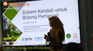Workshop Adopsi & Difusi Teknologi Fertigasi Berbasisi IoT di SMK PPN Lembang
