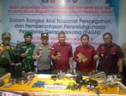 Geledah Kamar Warga Binaan, Petugas Gabungan Amankan Sejumlah Barang Terlarang