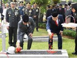 Presiden Jokowi Pimpin Upacara Ziarah Nasional di TMP Kalibata