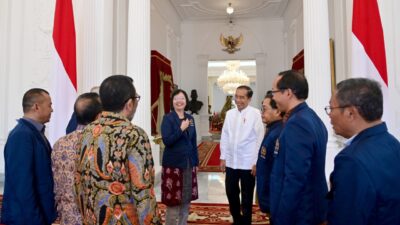 Presiden Joko Widodo Terima Pengurus PWI Pusat di Istana Merdeka