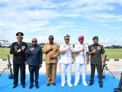 Komandan Pasmar 3 Ikuti Upacara Peringatan HUT Ke-78 Armada RI