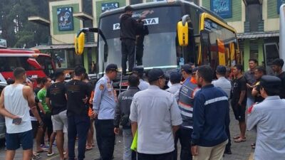 Gelar Ramp Check Selama Nataru 2023/2024, Dishub KBB Jaring Belasan Bus Tak Laik Jalan