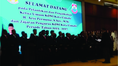 Pengurus KONI Kota Cimahi Periode 2023-2027 Dilantik