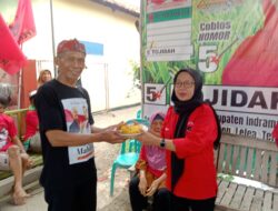 Caleg DPRD Kab.Indramayu Tojidah Peringati HUT PDIP ke 51 Berbasis RT/RW