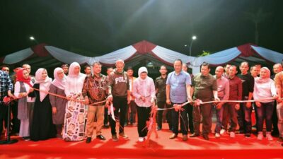Bupati Nina Agustina Resmikan Alun-Alun Puspa Wangi Indramayu