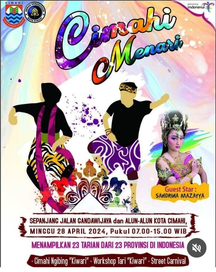1.000 Penari 23 Provinsi Siap Ramaikan Jalan Gandawijaya dan Alun-alun Cimahi
