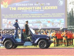 Panglima TNI Pimpin Upacara HUT Ke-78 TNI AU