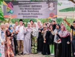 Ibu Wakil Bupati Bandung Kunjungi Rumah Produksi Disanfood