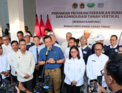 Program Perbaikan Rumah dan Konsolidasi Tanah Vertikal Rumah Susun Cinta Damai Resmi Diluncurkan, Menteri AHY: Tolong Dijaga dan Dipelihara dengan Baik