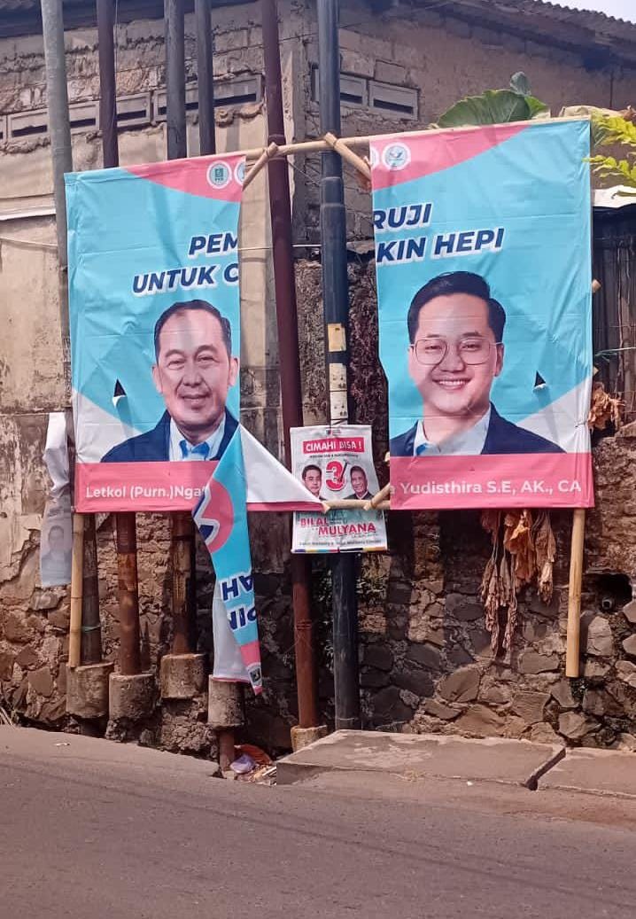 Paslon Ngatiyana-Adhitia Laporkan Perusakan APK ke Bawaslu