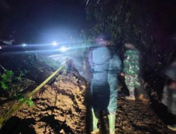 Hujan Deras Tiga Titik Longsor Terjadi di Kec Sukasari Sumedang