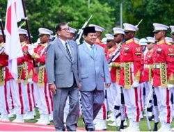 Presiden Prabowo Sambut Kunjungan Resmi PM Ishiba di Istana Kepresidenan Bogor