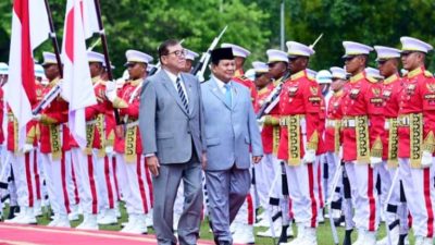 Presiden Prabowo Sambut Kunjungan Resmi PM Ishiba di Istana Kepresidenan Bogor