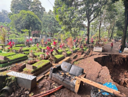 Pemkot Bandung Gerak Cepat Tangani Longsor di TPU Nagrog, Delapan Makam Direlokasi