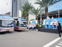 PNM Berangkatkan Ratusan Peserta: Mudik Aman Sampai Tujuan BUMN 2025
