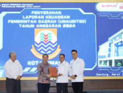 Wali Kota Cimahi Sampaikan Laporan Keuangan Unaudited Tahun 2024 Kepada BPK Jawa Barat