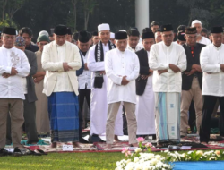 Presiden Prabowo Salat Idul Fitri di Masjid Istiqlal