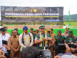 Kasad Resmikan Sarana Pengairan Padi