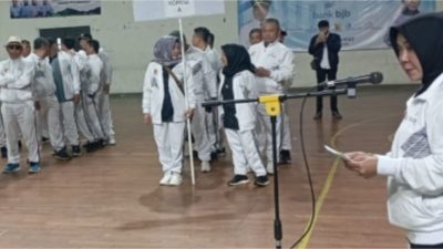 Ketua DPRD Kabupaten Bandung Renie Rahayu Fauzi Membuka Pekan Olahraga DPRD Kabupaten Bandung (POR DPRD)